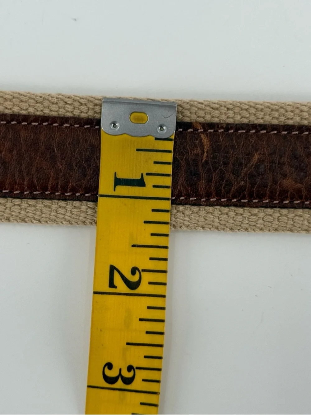 Leather & Canvas Belt 40‎